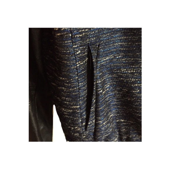 Madewell Bomber Jacket — Metallic Boucle & Leather - Picture 6 of 10